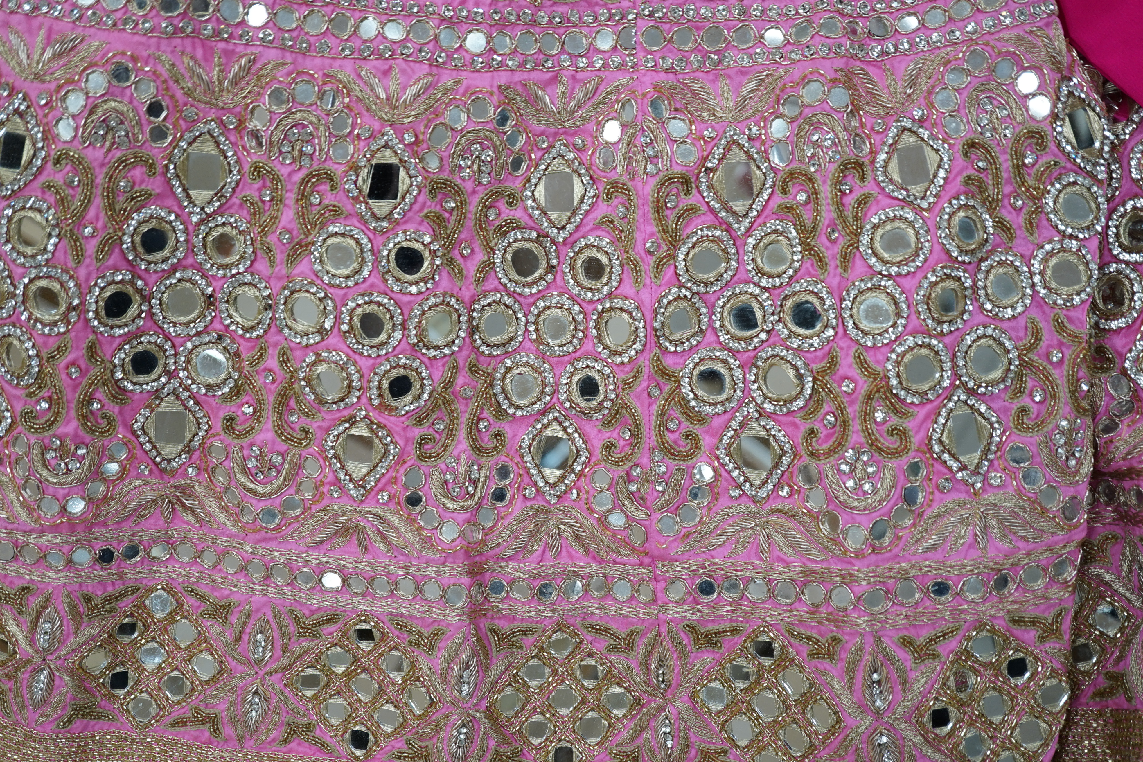 A collection of Indian silk saris and costume possibly bridal
